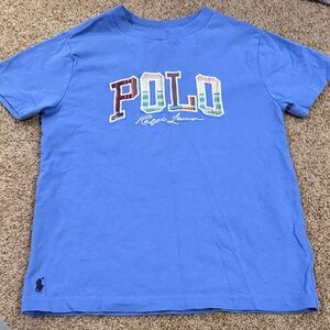 Polo by Ralph Lauren Kids Blue Graphic Tee
